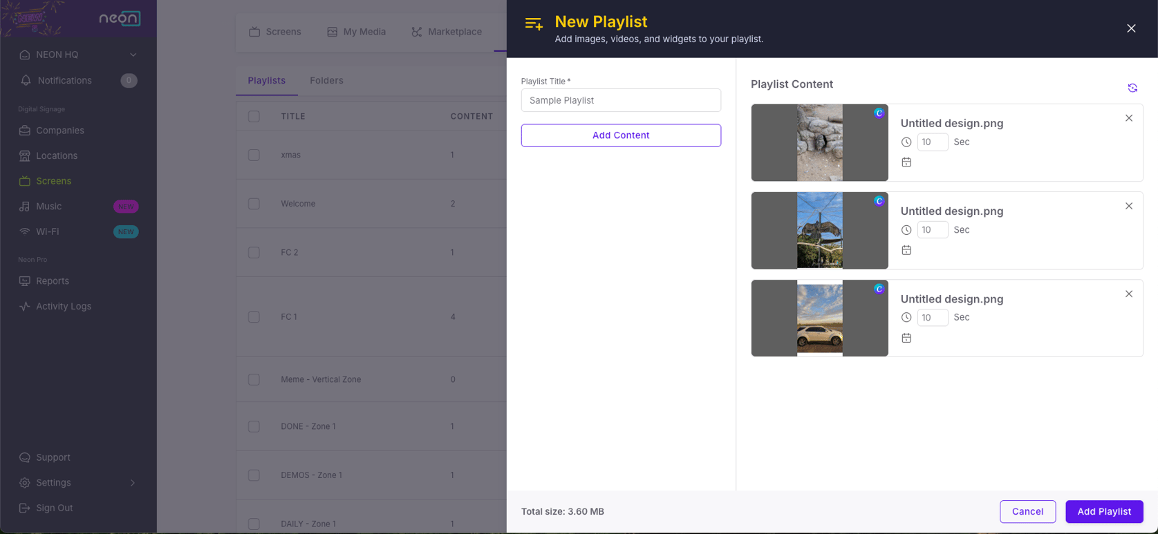 Create a playlist